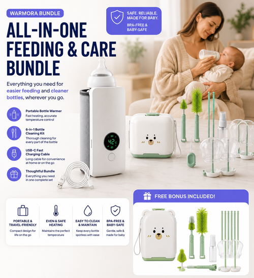 Warmora™ Portable Bottle Warmer Bundle